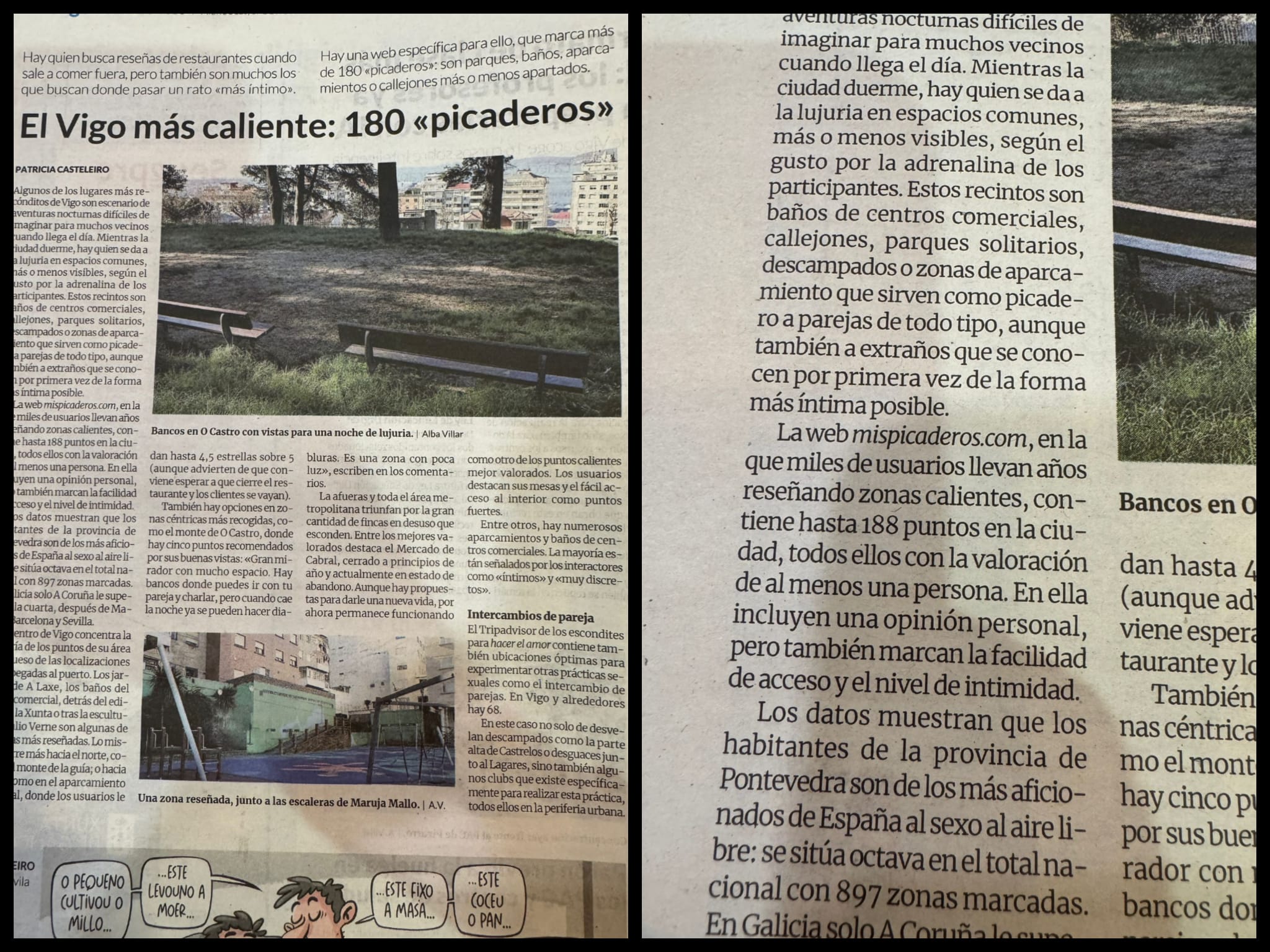 Vigo esta caliente, y no por sus luces navideñas