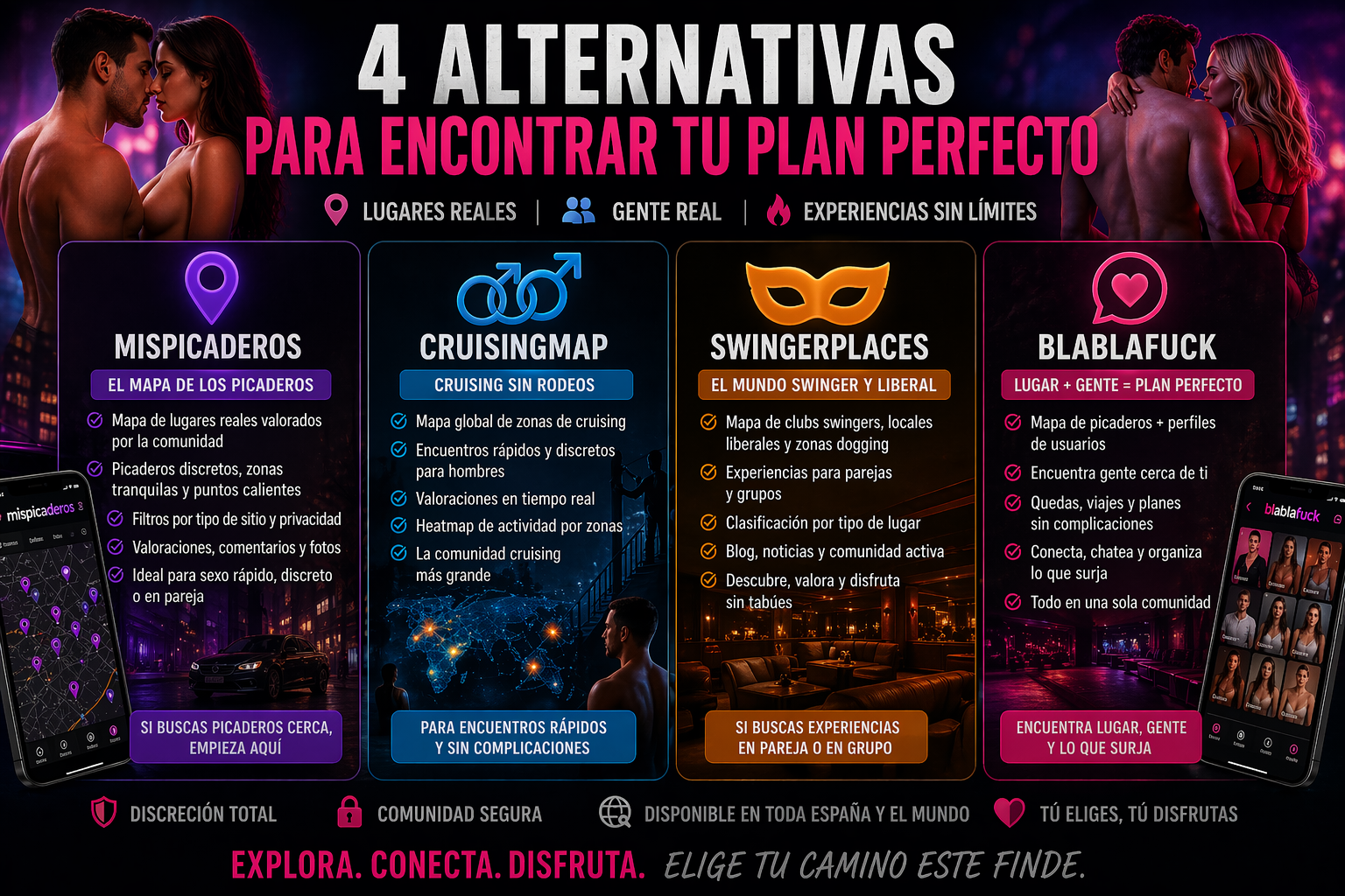 4 tipos de planes para este finde