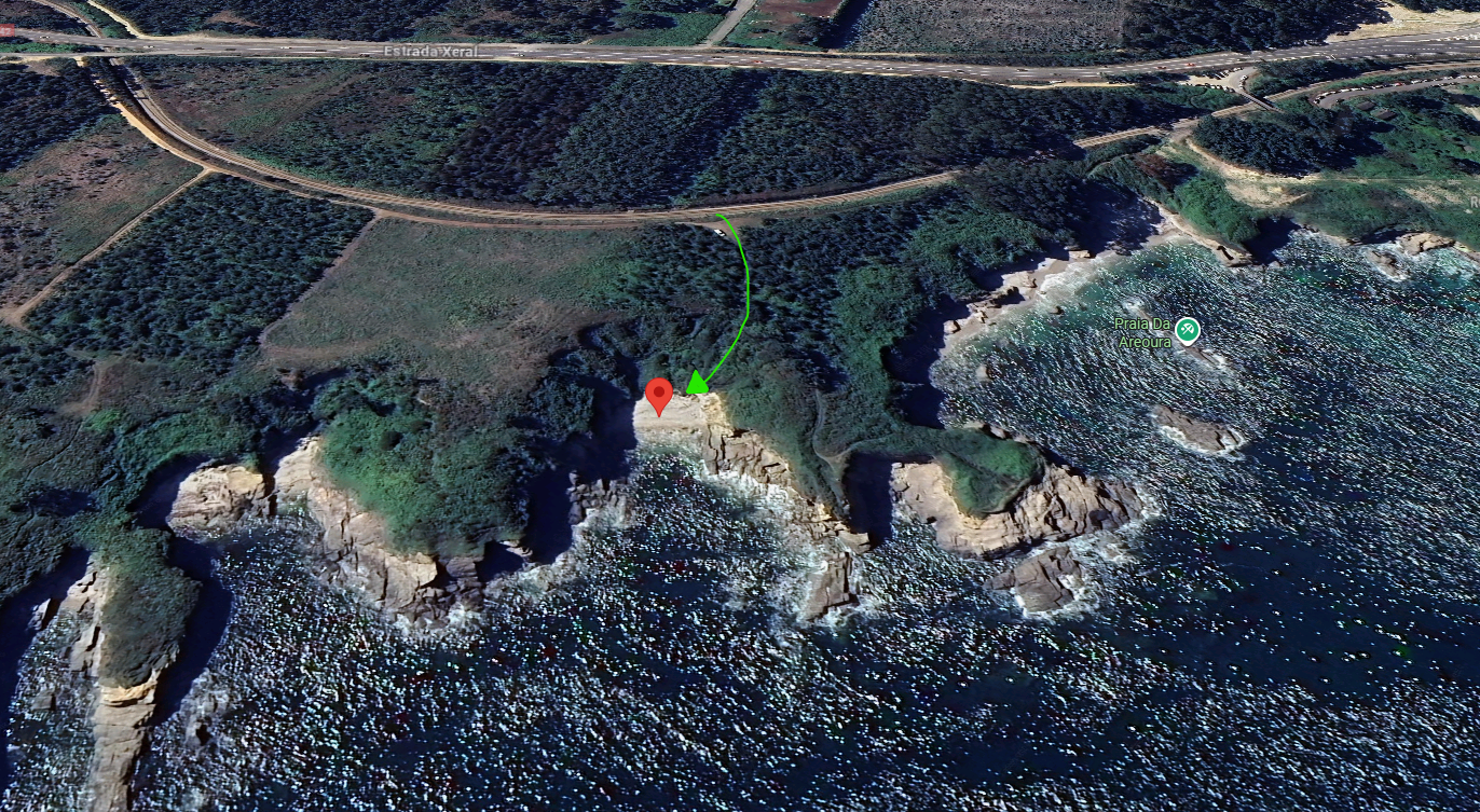 Plata nudista Los Alemanes - Foz