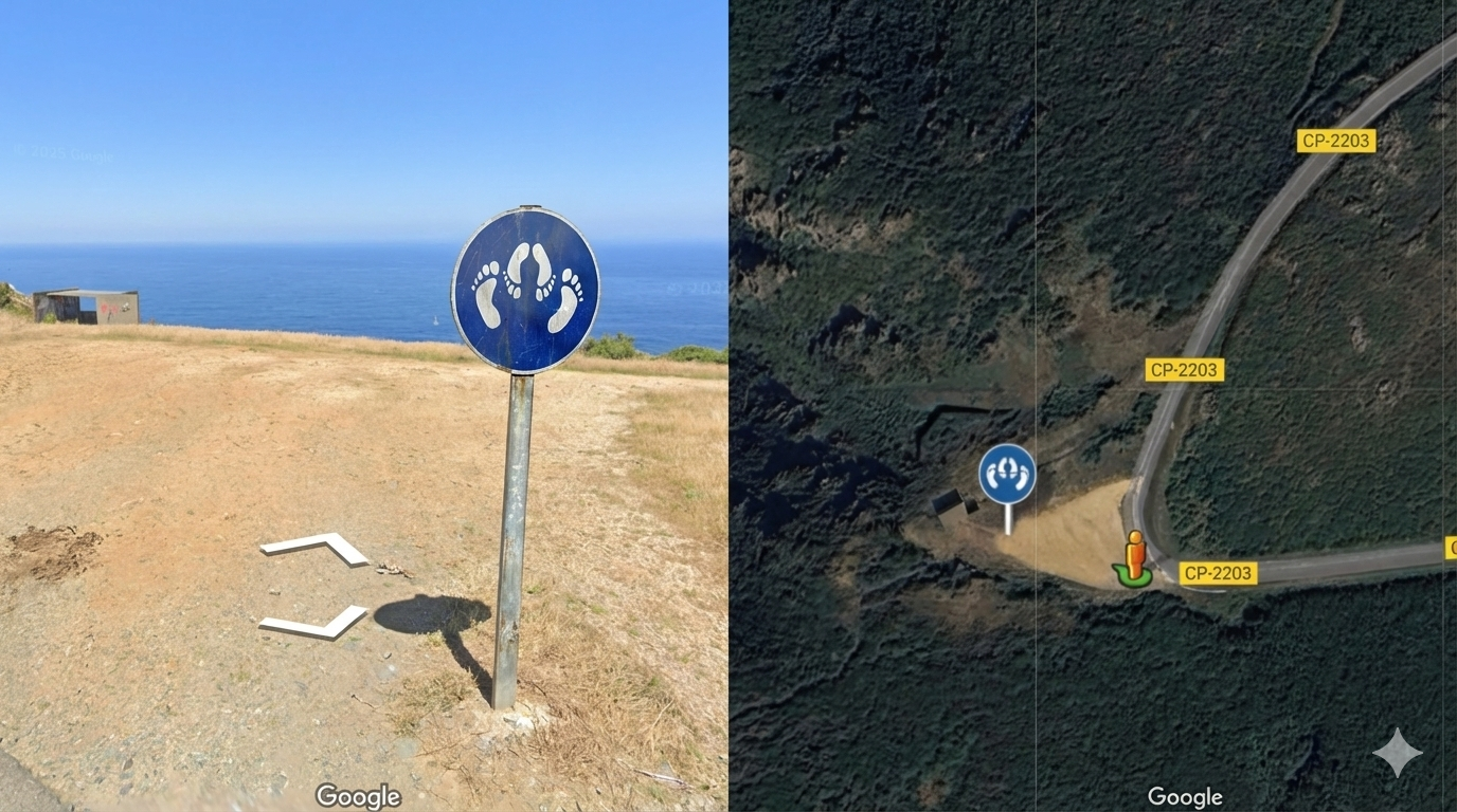 Aparcamiento con vistas - Cedeira